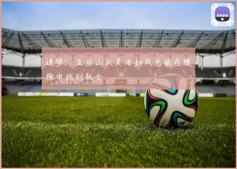 追梦：亚历山大灵活如风总能在缝隙中找到机会